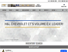 Tablet Screenshot of hlchevy.com